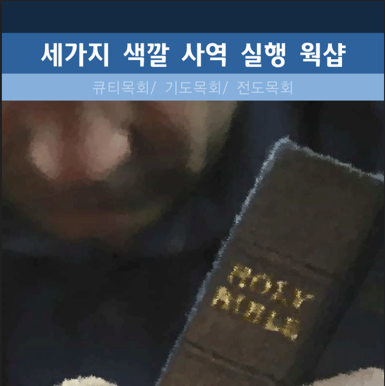 세가지 색깔 사역 실행 웍샵(pdf파일)